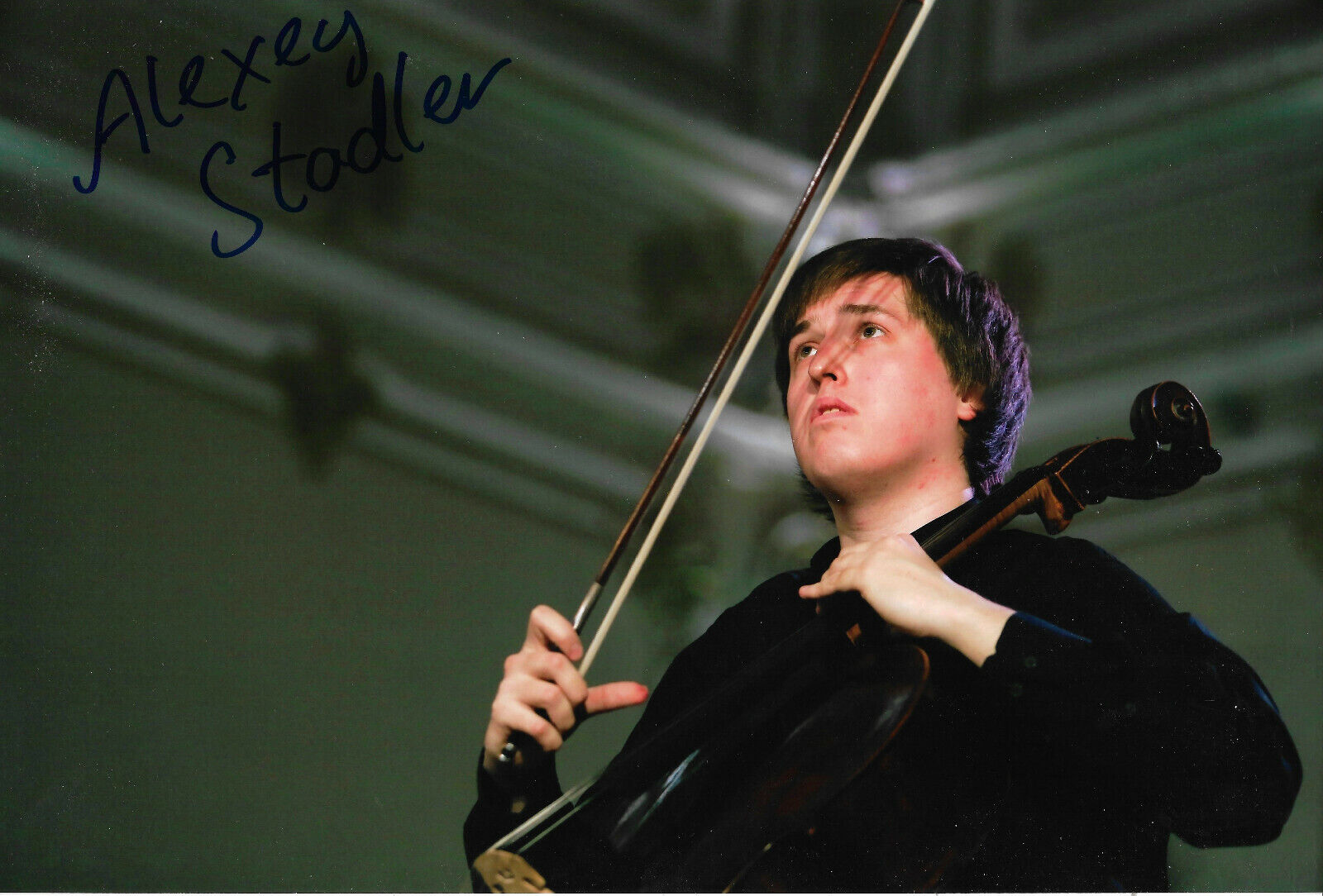 Alexey Stadler Cellist signed 8x12 inch Photo Poster painting autograph