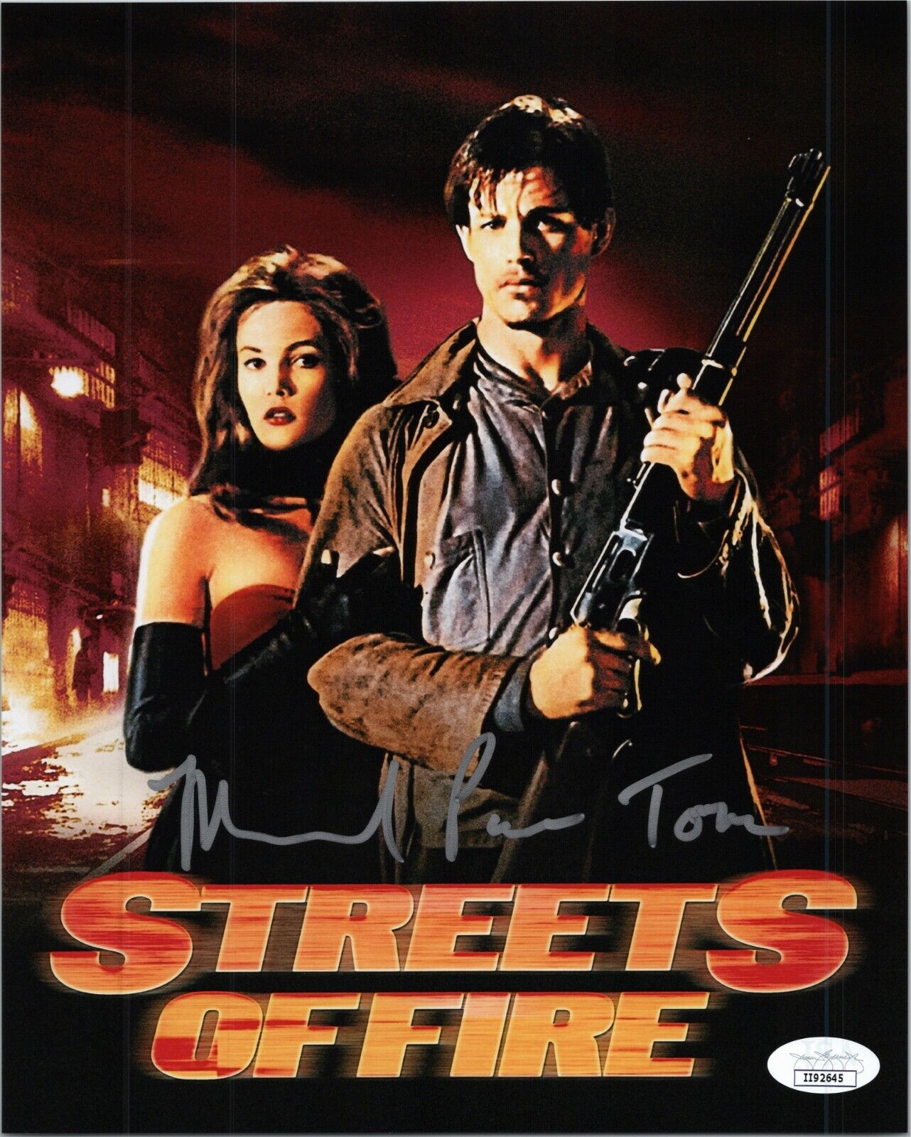 ~~ MICHAEL PARE Authentic Hand-Signed Streets of Fire