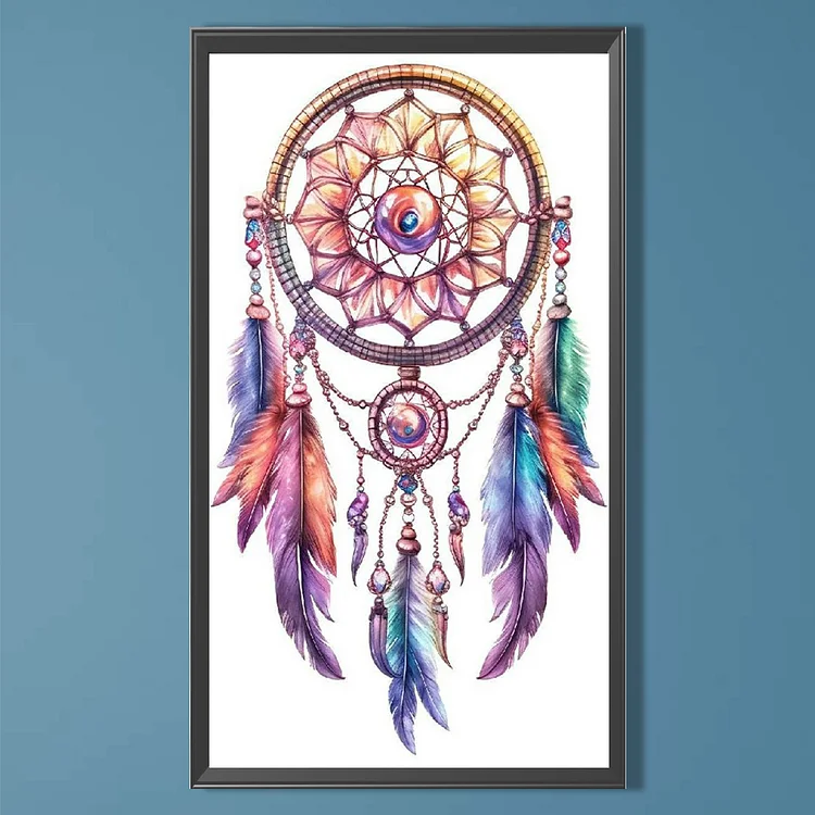 Colorful Dream Catcher Diamond Painting COMPLETED