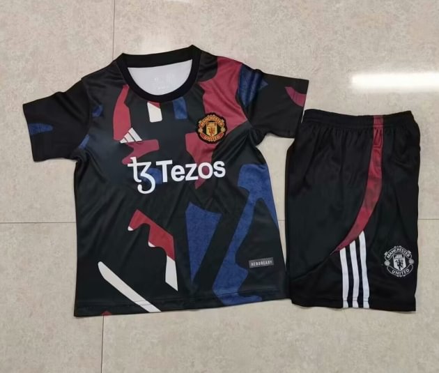 2025/26 Manchester United Pre-Match training uniform Football Jersey 