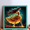 (Stamped/Counted) Belle Silhouette-11CT Cross Stitch 40*40cm