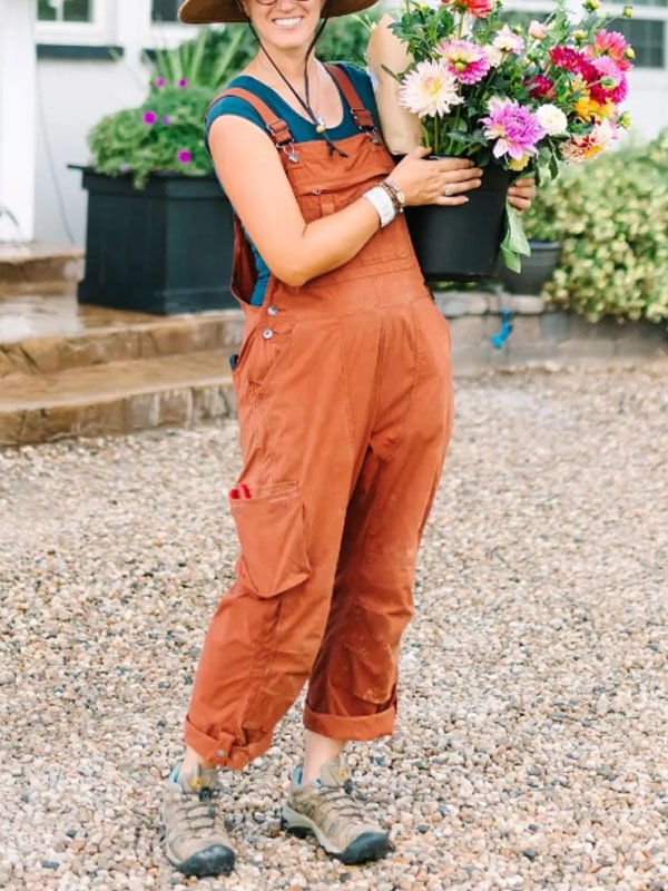 vintage casual wearable workwear women's jumpsuits