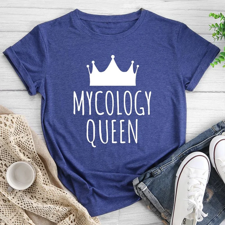 Mycology Queen Round Neck T-shirt