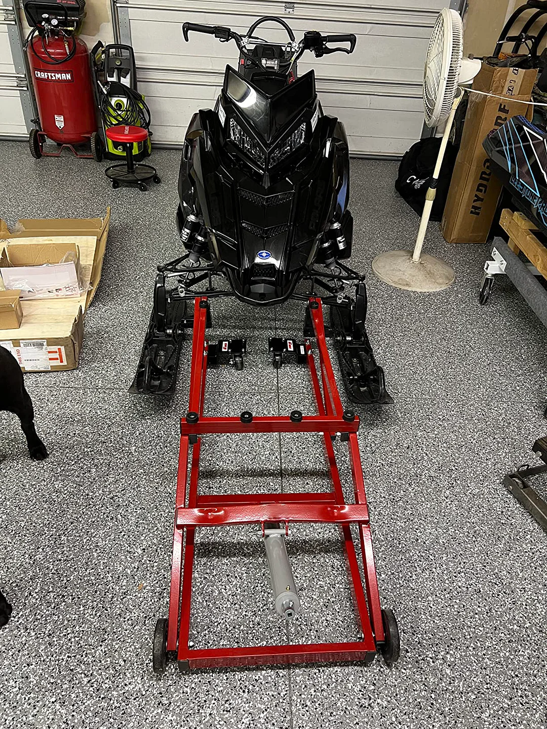 Snowmobile Lift with Wheel Kit - 1000 lbs. Capacity
