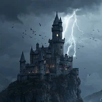 Dark Castle - Diamond Painting