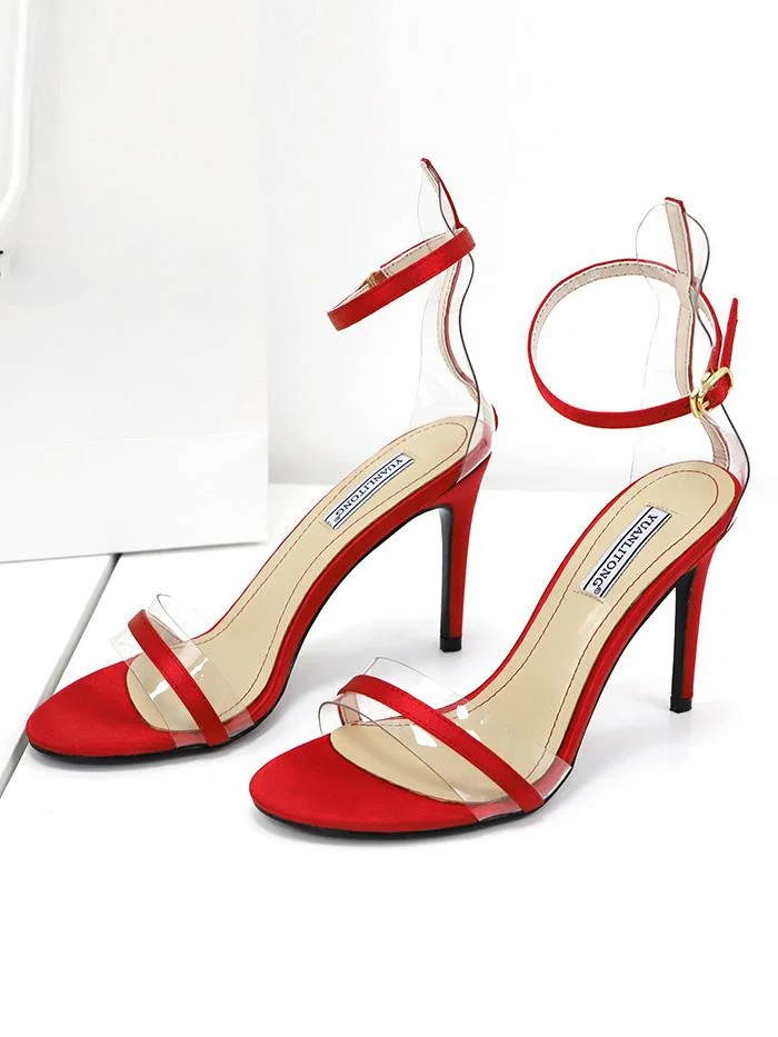 Fashion open-toe one-strap high-heel stiletto sexy sandals