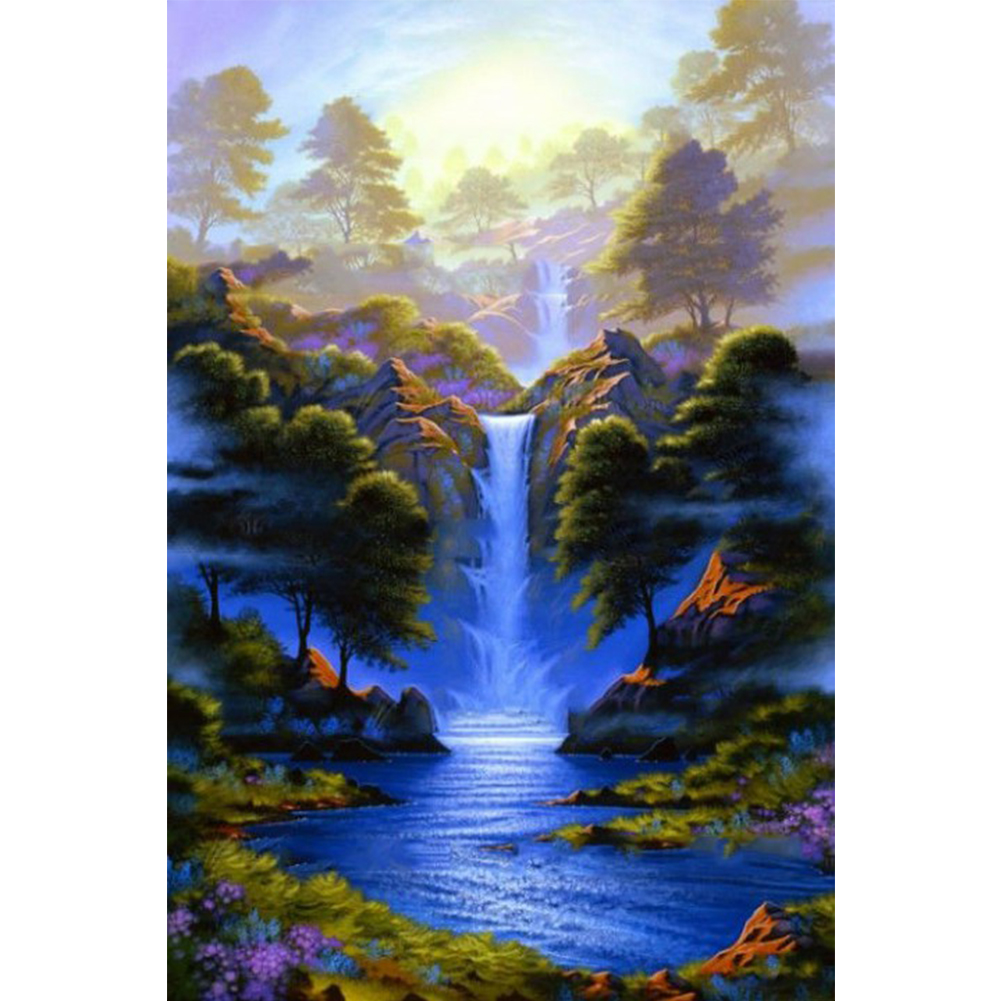 

Waterfall - Round Drill Diamond Painting - 30*40CM, 501 Original