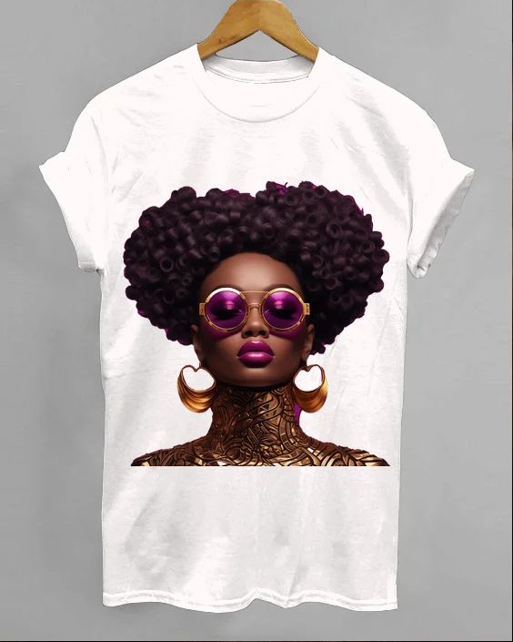 Sunglasses Black Girl T Shirt