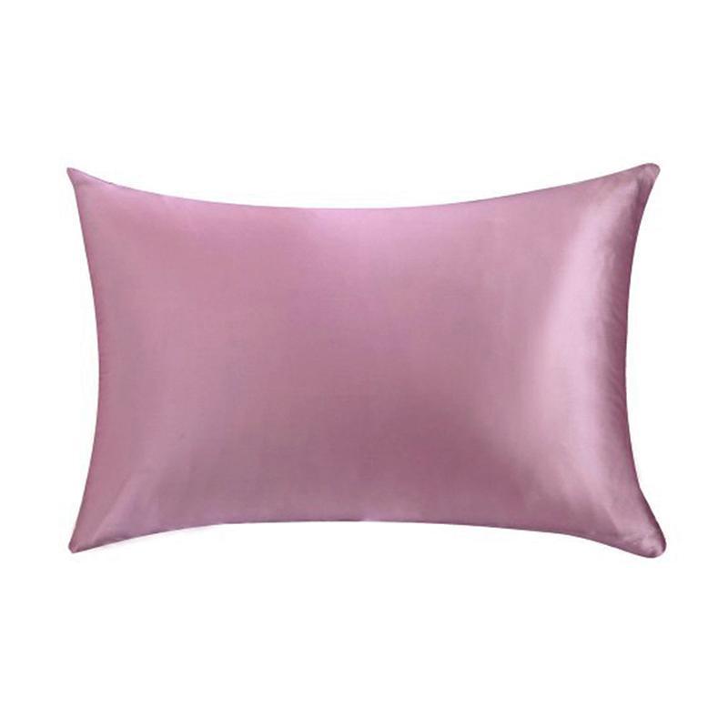 19 Momme Both Sides In Mulberry Silk Pillowcase Purple