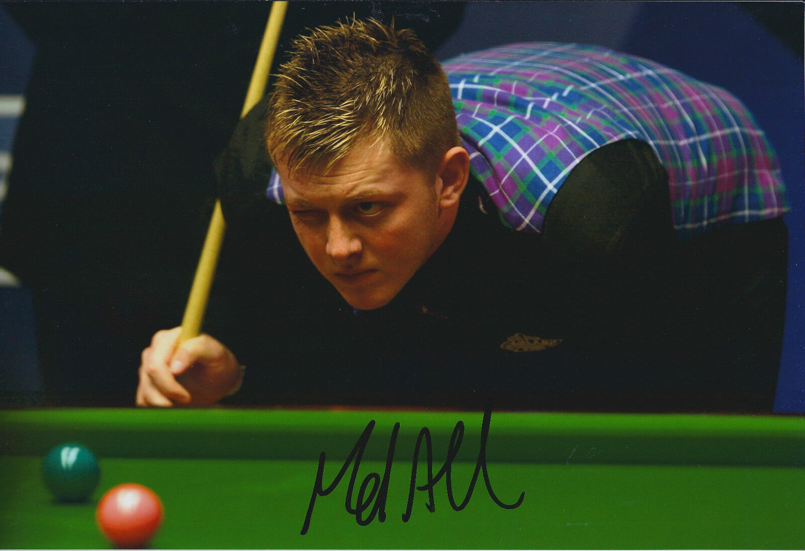 Mark ALLEN AUTOGRAPH 12x8 Signed Photo Poster painting AFTAL COA SNOOKER Antwerp Open Winner