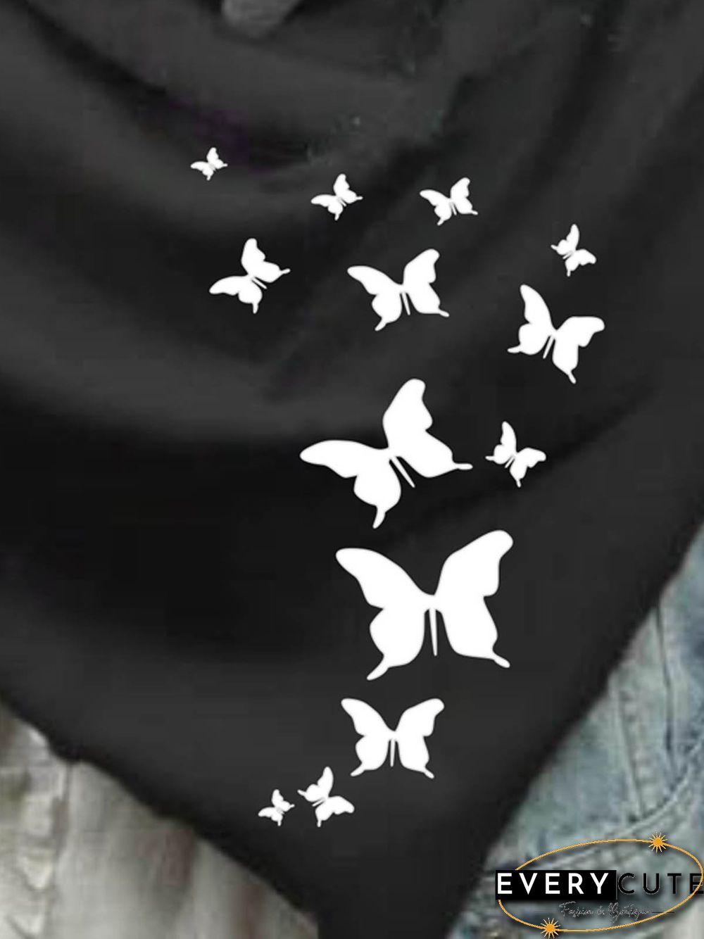 Butterfly Print Scarf
