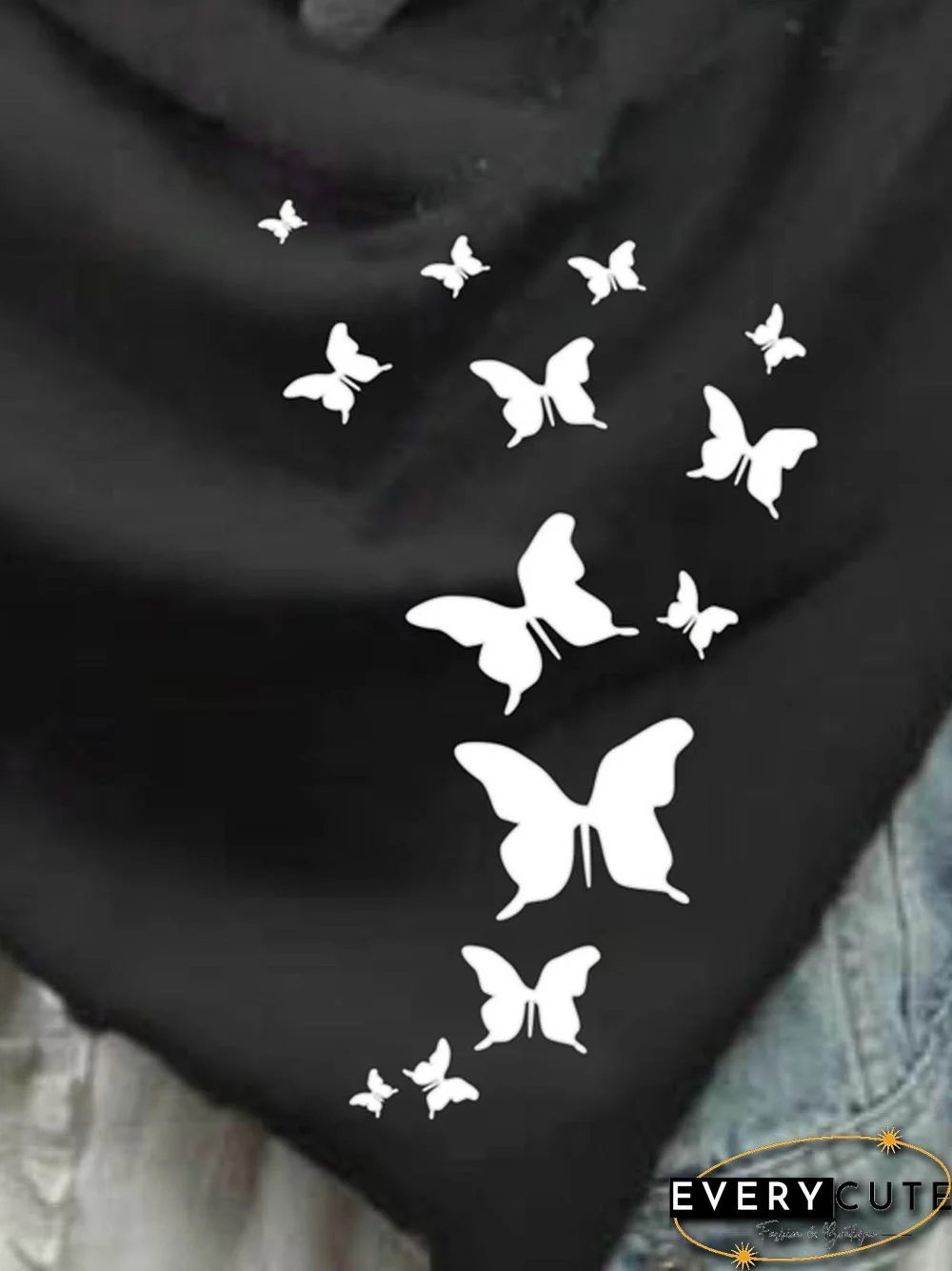 Butterfly Print Scarf