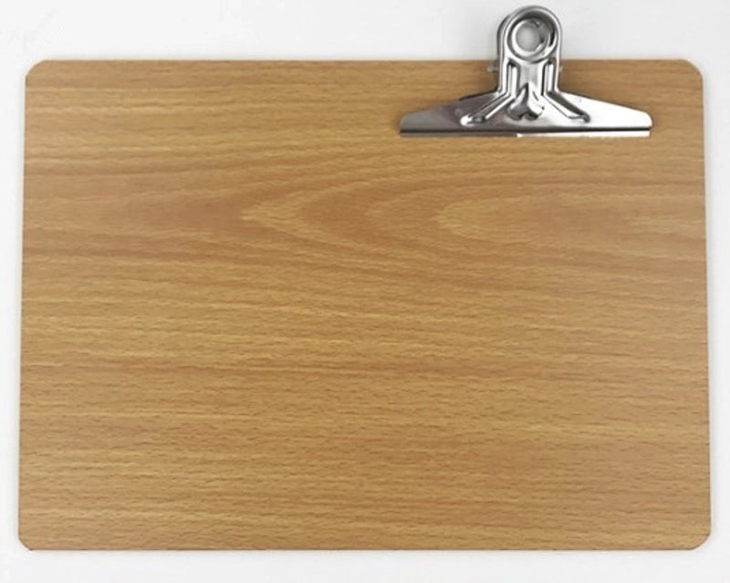 1 Piece Solid Color Class Learning Daily Mdf Height Density Plate Classic Style Folder