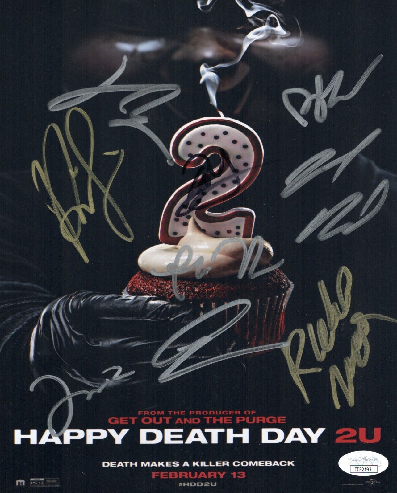 JASON BLUM Happy Death Day CAST Signed x9 Photo Poster painting Autograph JSA COA Cert