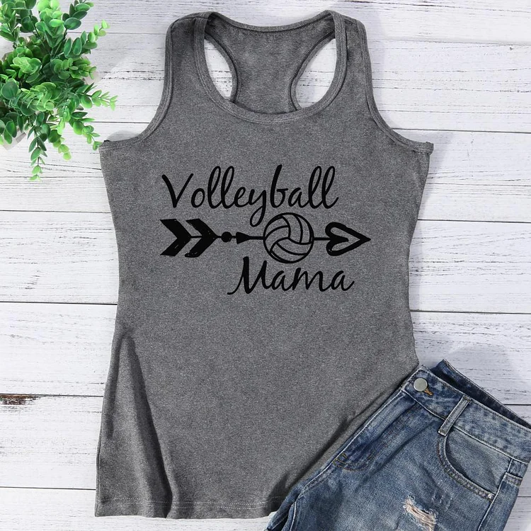 Volleyball Mama Vest Top-Annaletters