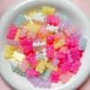 Joyful Candy Colors Jelly Bowknot Bear Acrylic Beads DIY Project