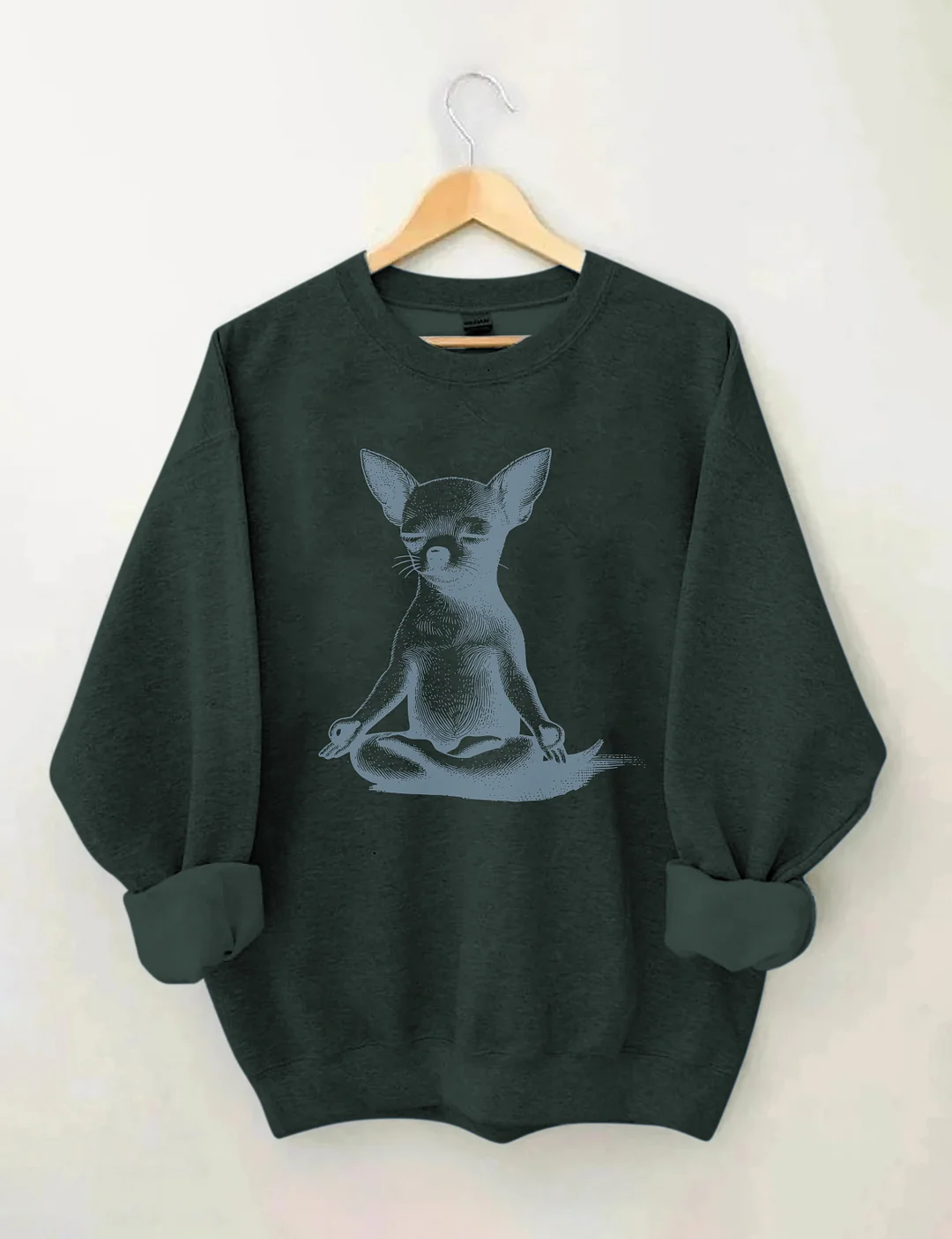 Chihuahua Yoga Meditation Sweatshirt