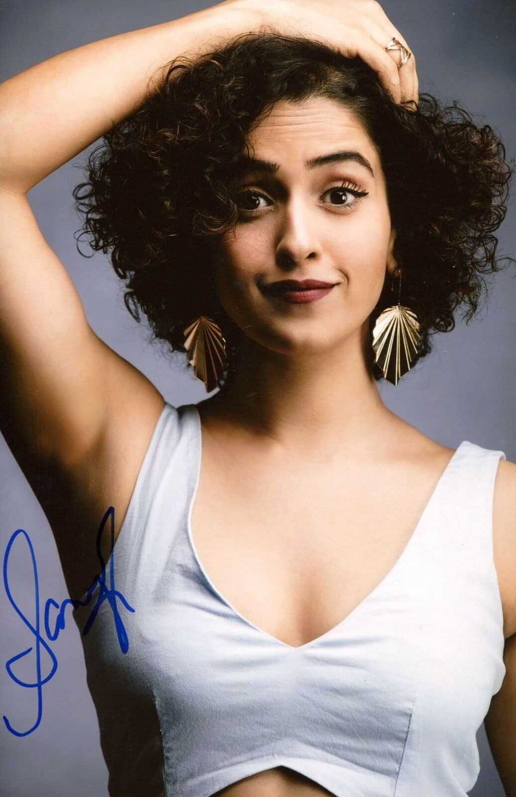 Sanya Malhotra ACTRESS autograph, In-Person signed Photo Poster painting