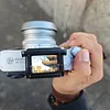 CNC All Metal Waist Level Optical Viewfinder, High Transmittance Glass 28/35/40/50mm Full Frame Frameline Finder with Foldable Sun Hood for Ricoh GR Leica M Fujifilm Street Camera