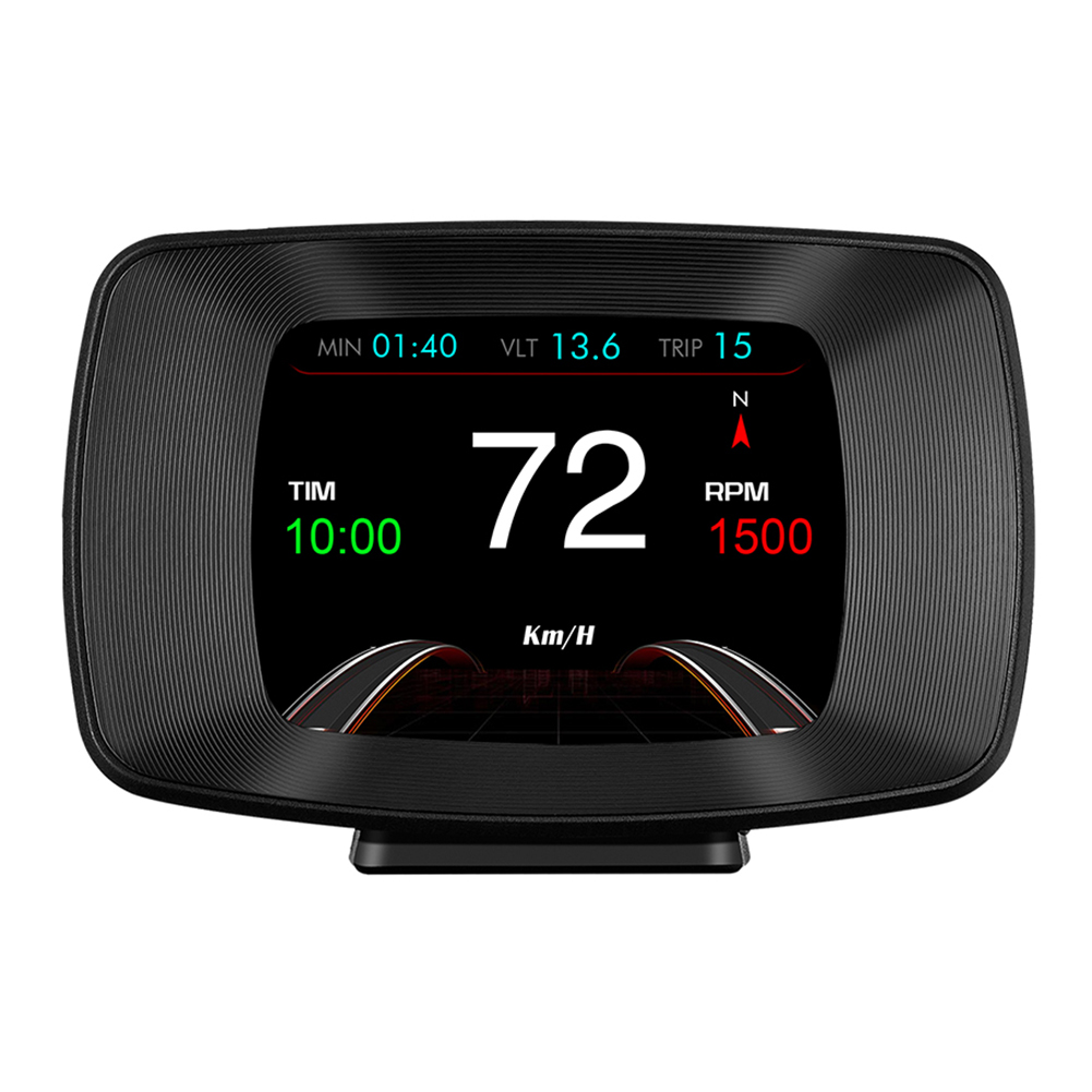 

Car HUD P13 Dual System Head Up Display Digital OBD 2 II GPS Speedometer, 501 Original