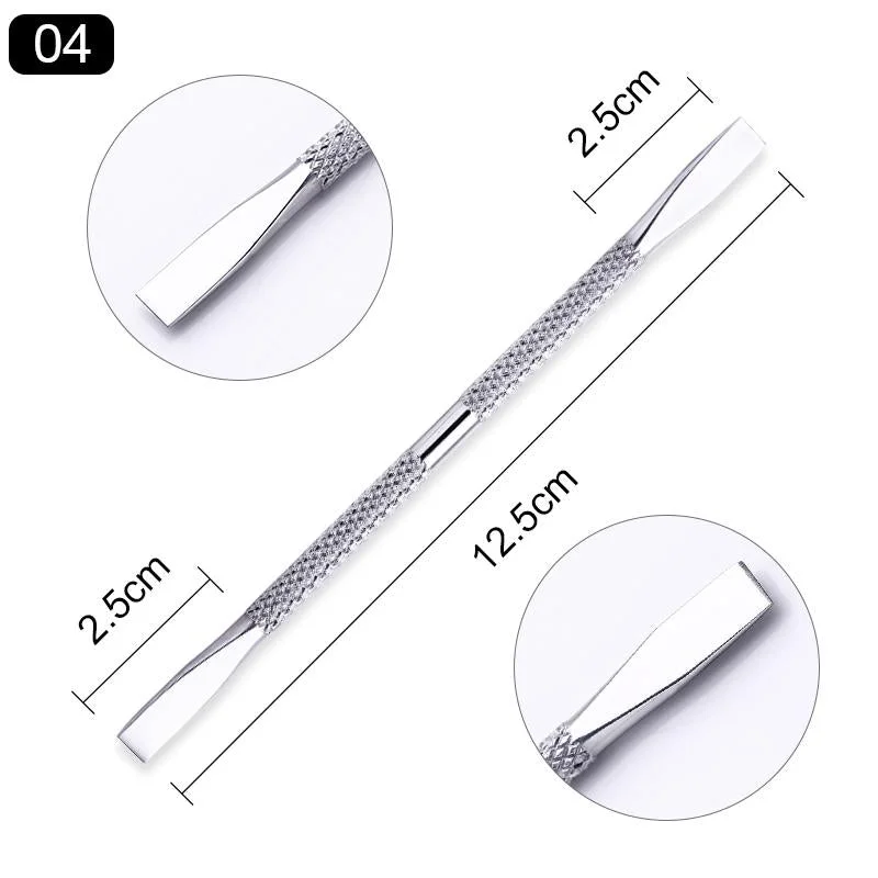 Nail Cuticle Nail Nipper Clipper Stainless Steel Dead Skin Remover Tweezer Trimming Clipper Pedicure  Push Manicures Nail Tools-Nail Inspo