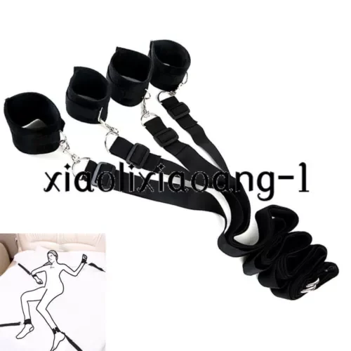 pornhint Pornhint Cozy Feel Bed Binding Soft Furry Restraint kit  Adjustable Straps Libido