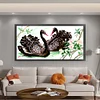 Bead Embroidery - Partial Printed 9CT Black Swan(66x36 CM)