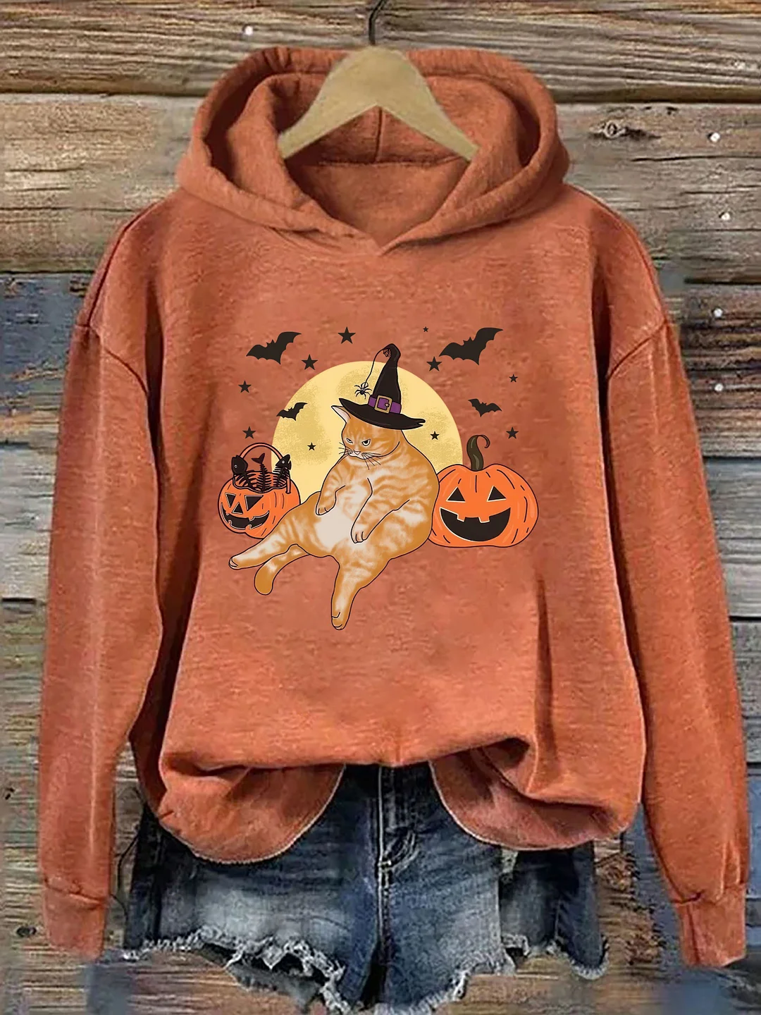 Halloween Cat Hoodie