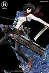 1/6 Scale Licensed Mikasa Ackerman - Attack On Titan Resin Statue - Kitsune Statue
