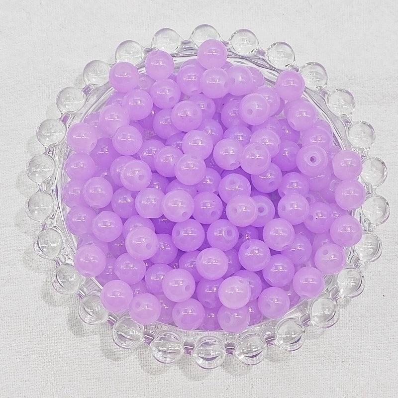 50 PCS/Package Diameter 4mm Diameter 6 Mm Glass Round Beads