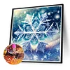 Diamond Painting-DIY Full Round Drill Snowflakes(40*40CM)