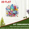 DIY Butterfly Acrylic Diamond Painting Hanging Ornaments