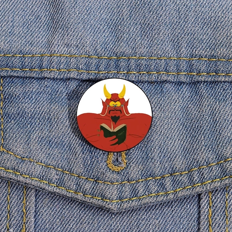 Cartoon Style Pin Cartoon Character Metal Printing Women’S Brooches