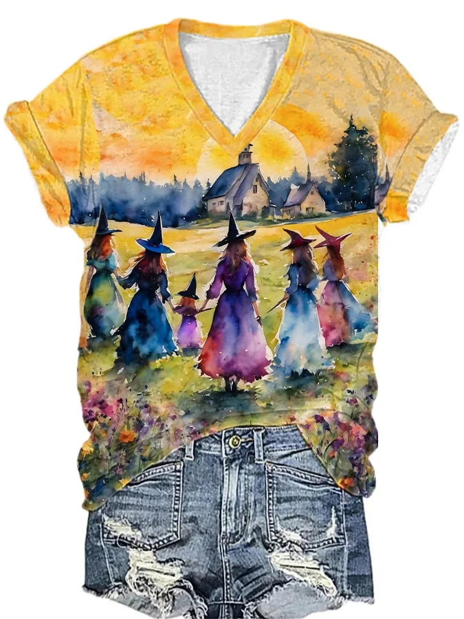 Womens Midsummer Witches Gather T-Shirt