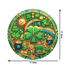 Diamond Painting St Patrick Lucky Clover Pendant for Home Wall Decor