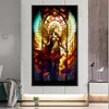 （Big Size)Ares Angel Girl Glass Painting-Paint by Numbers Acrylic Painting 40*70CM