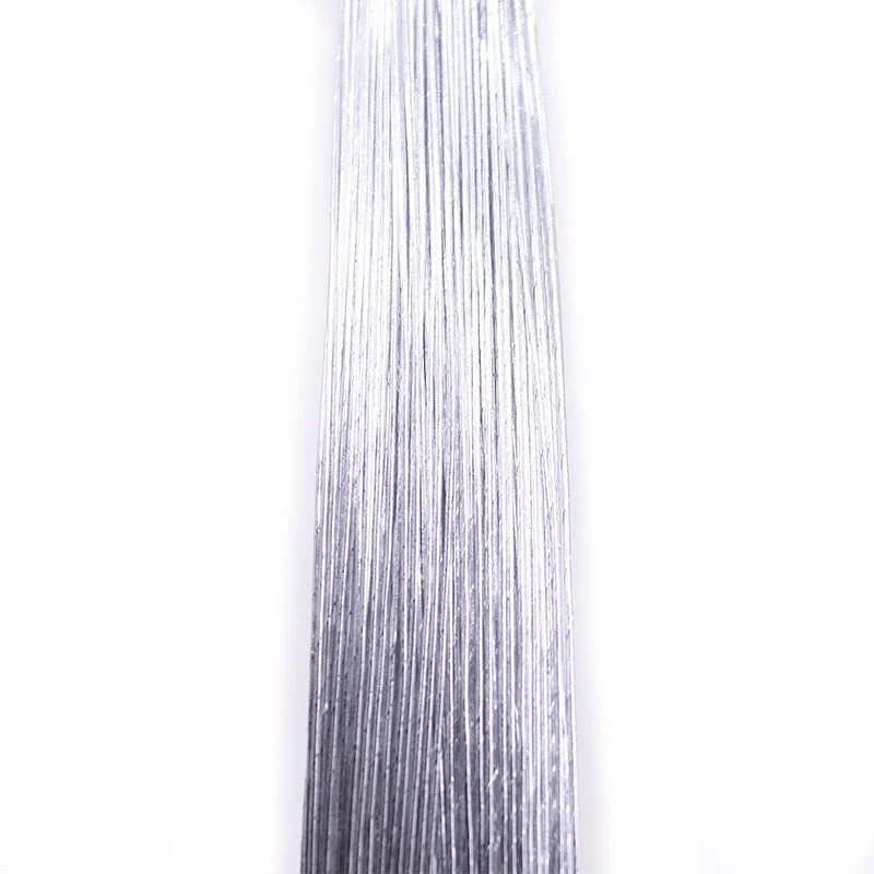 25Pcs 80cm Long Stocking Flower Iron Wire Used For DIY Nylon Flower Making Floral Wire Ronde Flower Material Accessory 0.46mm