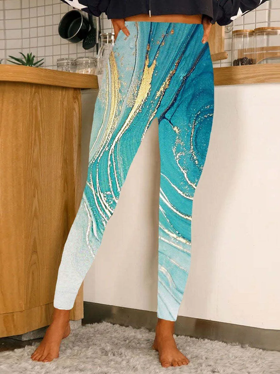 Women's Comfort Graphic Printed Legging Pants Yoga Pants