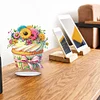 Diamond Painting Acrylic Flower Cake Table Top Ornament Kits for Home Decor