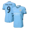 HAALAND #9 Manchester City Home Authentic Soccer Jersey 2024/25 &ndash; UCL
