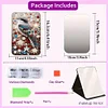 DIY Diamond Art Shiny Crystal Mirror Lightweight Standing Makeup Mirror (Bird)