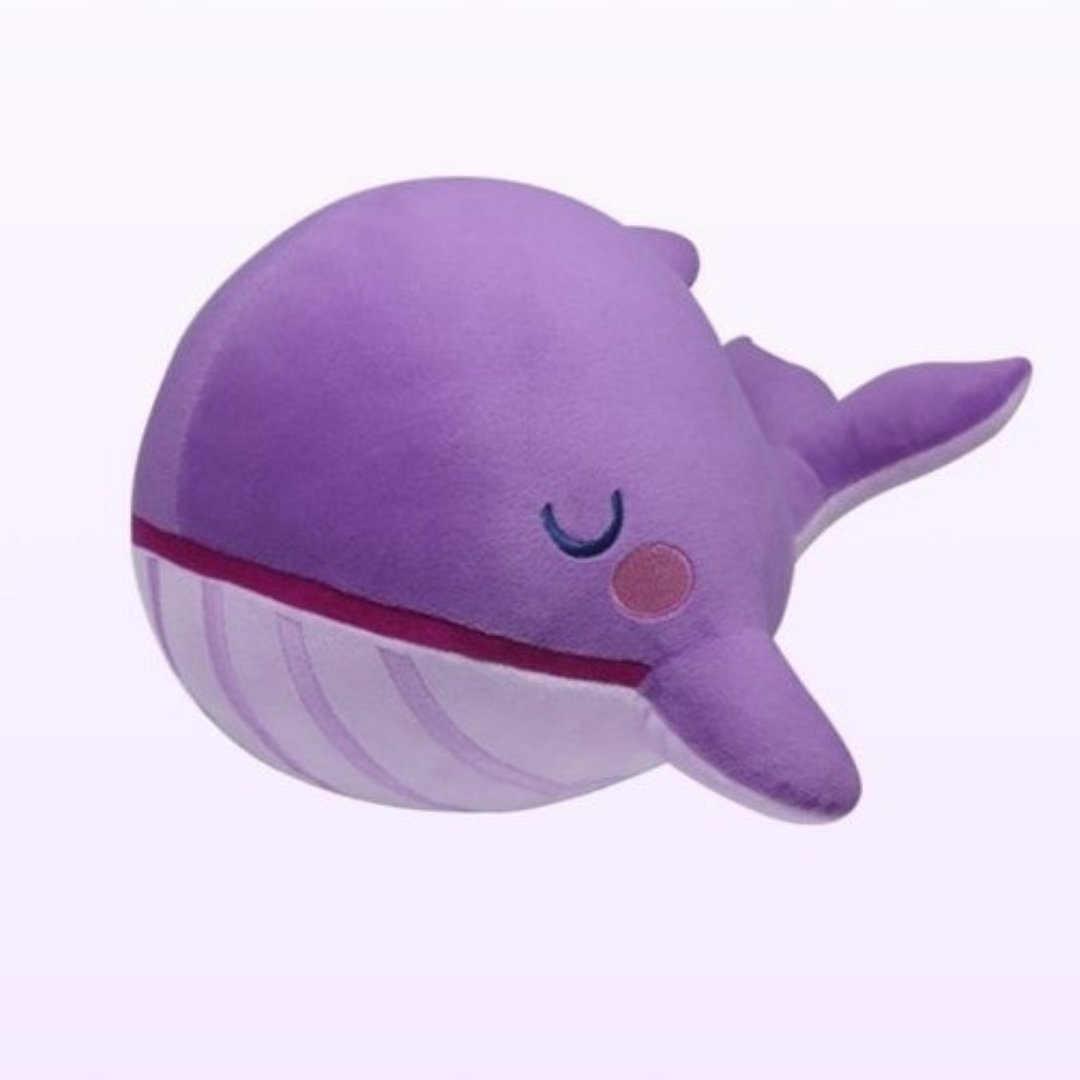 BTS TinyTan official Plush Doll Whale Purple color K-Pop Stuffed Toy Mascot