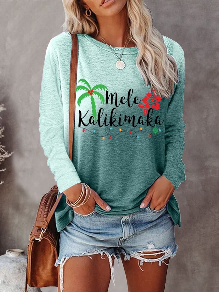 🔥Buy 2 Get 5% Off🔥Women's Christmas Tie Dye Print Sweatshirt