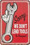 Funny Warning - Vintage Metal Signs(12*16Inch) - Warning