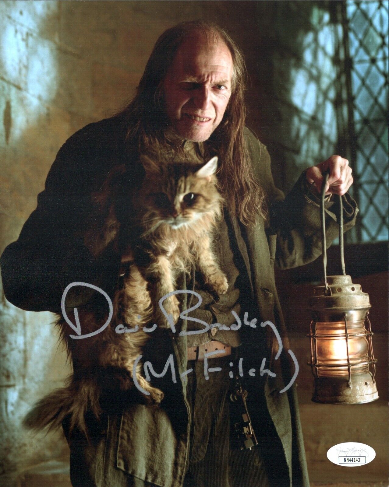 David Bradley Signed 8x10 Harry Potter Argus Filch