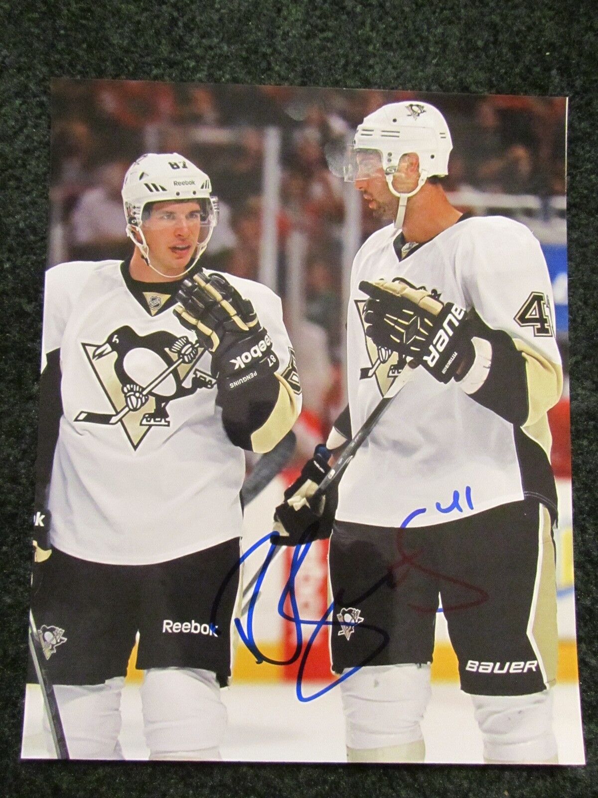 Robert Bortuzzo AUTOGRAPH Photo Poster painting PITTSBURGH PENGUINS signed 8x10 COA CROSBY