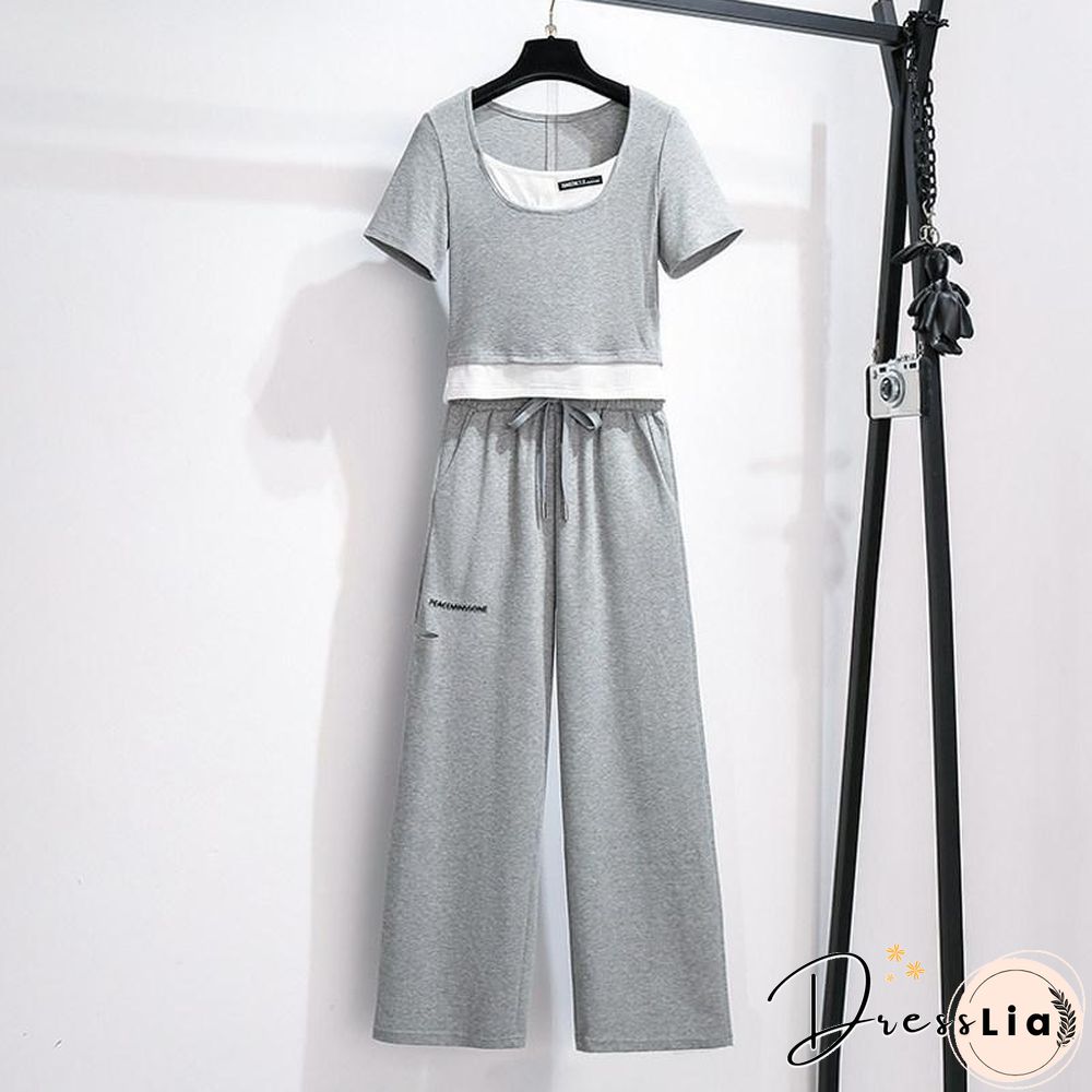 Fashion Sports Two-Piece Set P11709