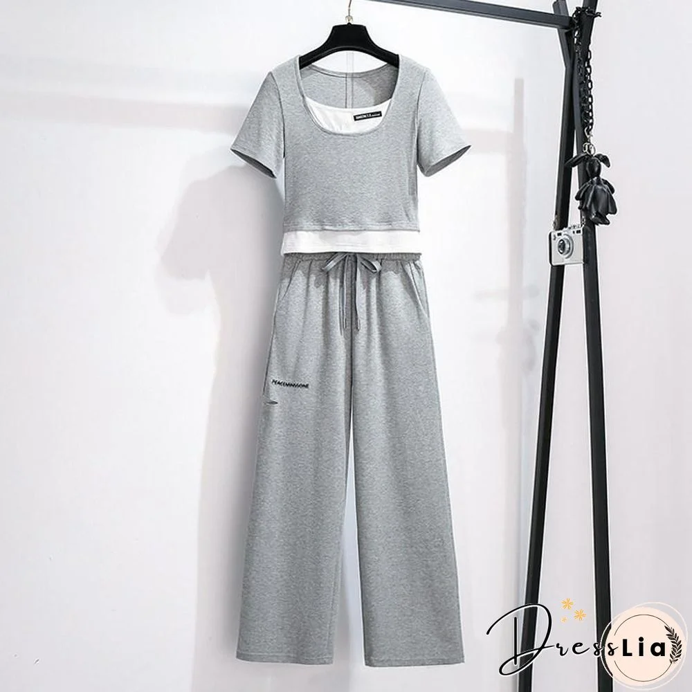 Fashion Sports Two-Piece Set P11709