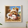 Diamond Painting -DIY Full Square Drill Dog Pig(45x45cm)