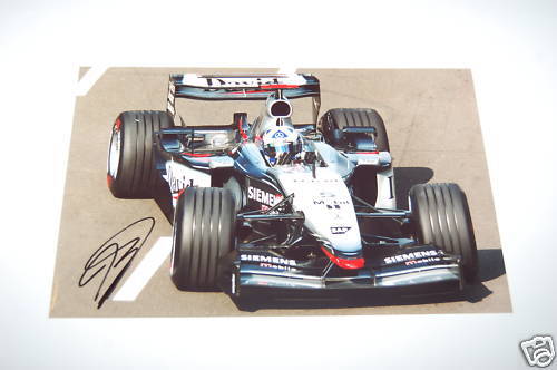 David Coulthard Hand Signed Photo Poster painting 12x8.